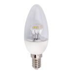 Светодиодная лампа Свеча искристая Е14 4.2Вт