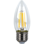 Светодиодная филаментная (нитевидная) лампа свеча Е27 6Вт Premium