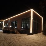 Подсветка неоном (Скандинавский парк-отель Elovoe)