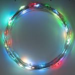 Гирлянда Роса 5м 50Led RGB на батарейках АА