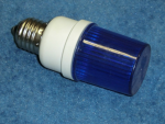 Строб лампа ксеноновая с цоколем Е27 Синий