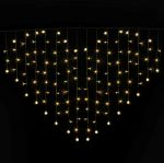 Гирлянда Бахрома "Сердце" 2x1,5 м 124Led, 8 режимов свечения