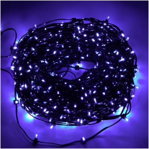 Гирлянда для деревьев КЛИП-ЛАЙТ 100м (с трансформатором) Синий