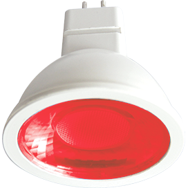 Лампа светодиодная GU5.3 цветная 9Вт