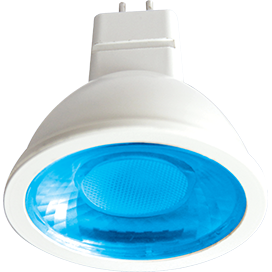 Лампа светодиодная GU5.3 цветная 9Вт