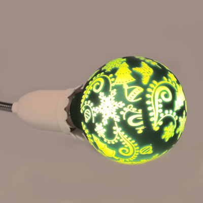 Светодиодная лампа "Снежинки" G80 1,4Вт Е27